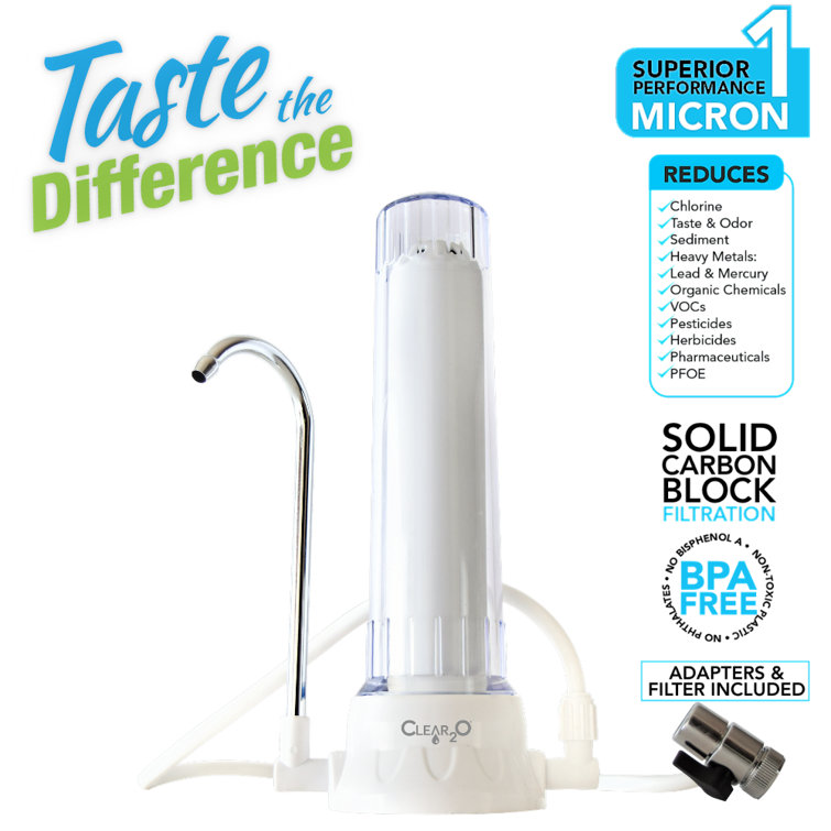 CLEAR2O Countertop Water Filtration System Wayfair